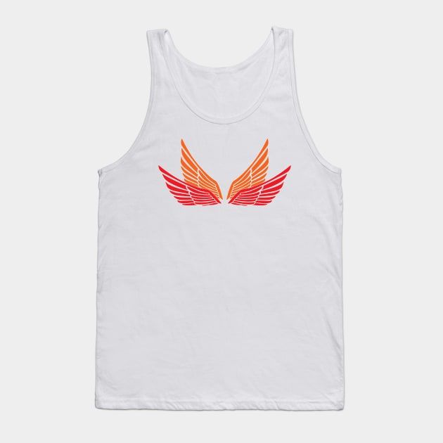 wing design Tank Top by DragonBallART